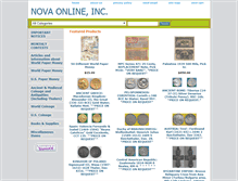 Tablet Screenshot of novacoins.net