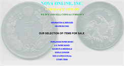 Desktop Screenshot of novacoins.com